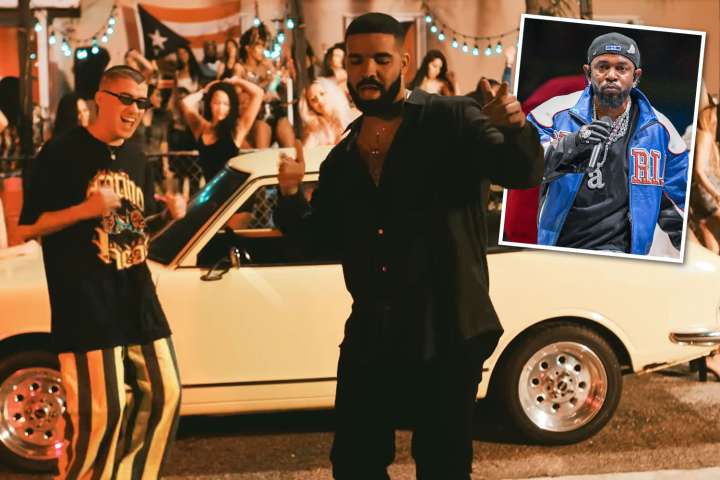 Bad Bunny is ‘planning to bring Drake’ on stage during Super Bowl halftime show after Kendrick Lamar diss performance
