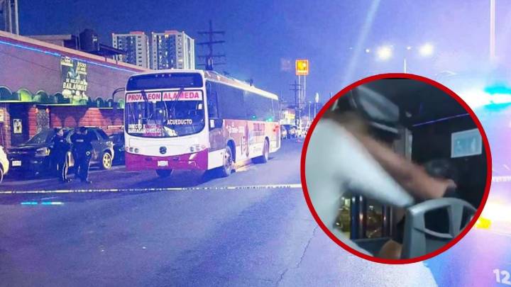 MOMENTO EXACTO en que un chofer pelea con pasajero y muere en Monterrey