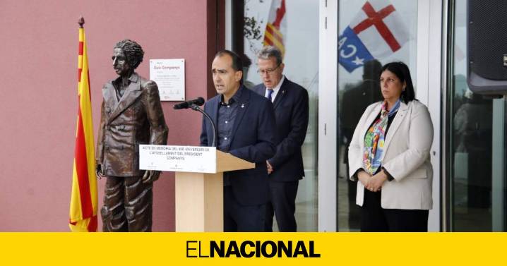 ERC carga contra el Govern por su ausencia en el homenaje a Companys en El Tarròs