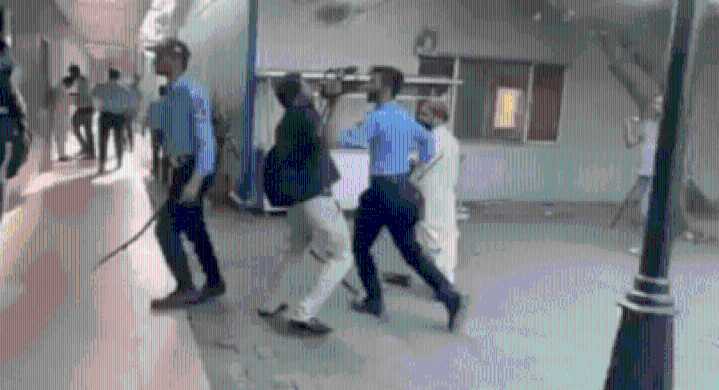 Watch: Police raid Islamabad press club amid PoK protests; journalists assaulted