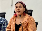 La activista ambiental María Paula Polanía, estuvo en el concejo de Neiva