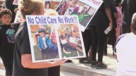 Childcare providers, parents march to Arkansas Capitol, warn of cuts that could 'devastate families'