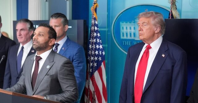 Watch Live: Donald Trump and Kash Patel Hold Joint Press Conference