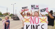 Thousands rally in North Texas for "No Kings" protests
