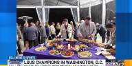 LSUS Champions in DC first night wraps up Mike Johnson meeting, party