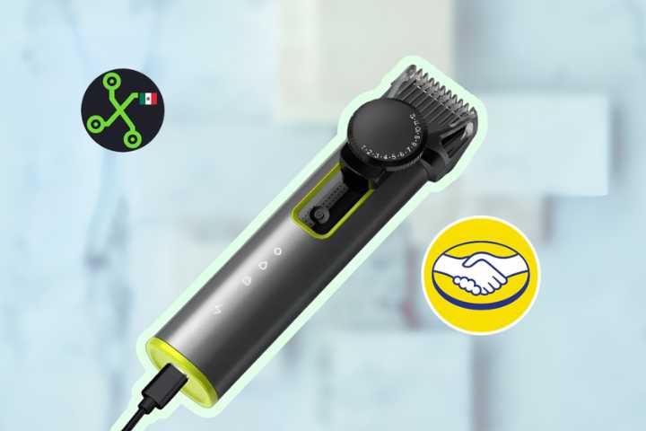 Por 377 pesos puedes llevarte esta rasuradora a prueba de agua, con múltiples accesorios y top de venta en Mercado Libre