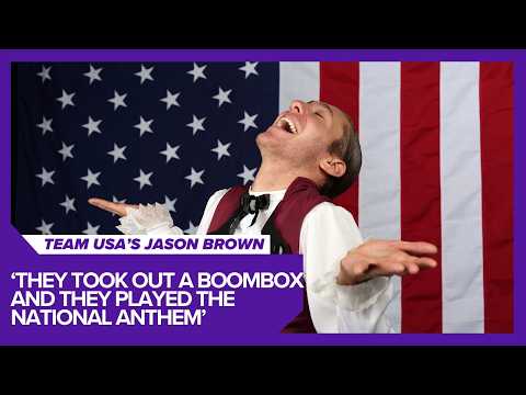 Figure skater Jason Brown remembers the moment he felt the pride of representing the United States