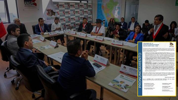 Mancomunidad de Los Andes cuestiona desinterés del Congreso