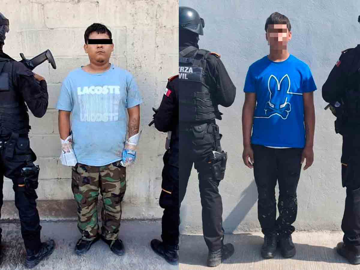 Detienen a dos jóvenes tras balacera en Lomas del Topo Chico, Monterrey