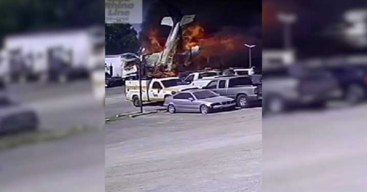 Small plane crash near Fort Worth, Texas, kills 2 and sparks fire