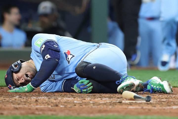 George Springer injured after pitch to kneecap — and John Schneider wasn’t happy with Seattle fans
