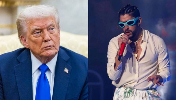 Trump tilda de "absolutamente ridículo" show de Bad Bunny en el Super Bowl: "No sé quién es"