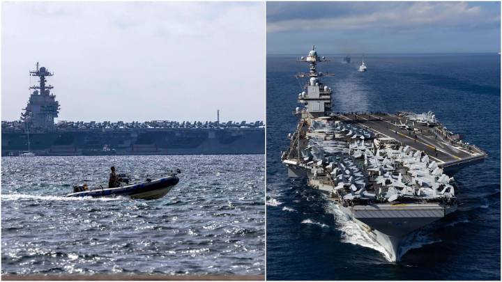 USS Gerald R. Ford: el portaaviones más grande del mundo desplegado por EU en el Caribe
