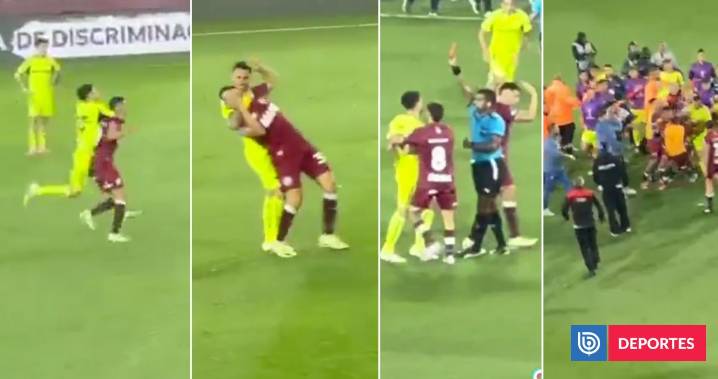 La pelea que no se vio en TV: el origen del caos entre La U y Lanús en tensa semis de la Sudamericana