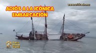 Se hundió el «barco pirata» Marigalante en Puerto Vallarta (Video)