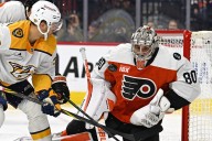 Deadspin | Trevor Zegras' 3-point night powers Flyers past Predators