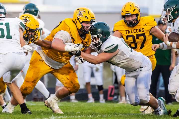 Mighty lineman Ethan Hock has plenty of pull in the Ogemaw Heights game plan
