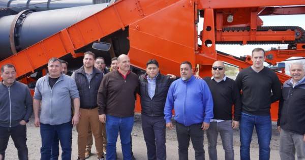 Vidal recibió la maquinaria esencial para la nueva etapa de producción