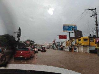 Tormenta afecta a la capital oaxaqueña