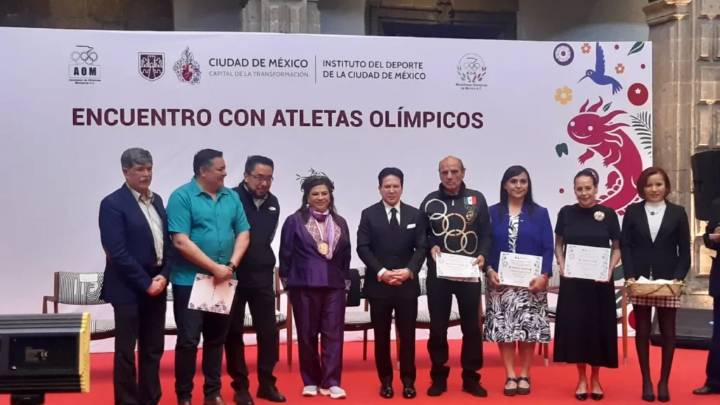 Reconoce Clara Brugada a figuras olímpicas de México