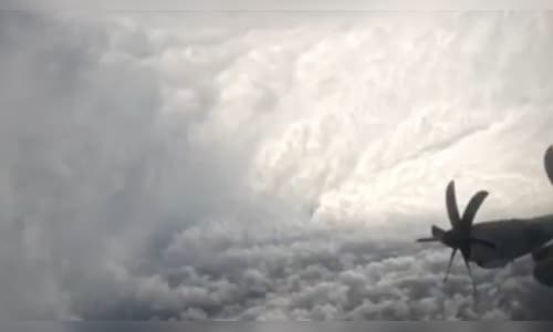 Watch | US Hurricane Hunters fly into eye of Category 5 Hurricane Melissa