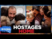 Living Israeli Hostages FREED; JD Vance, Stephanopoulos CLASH