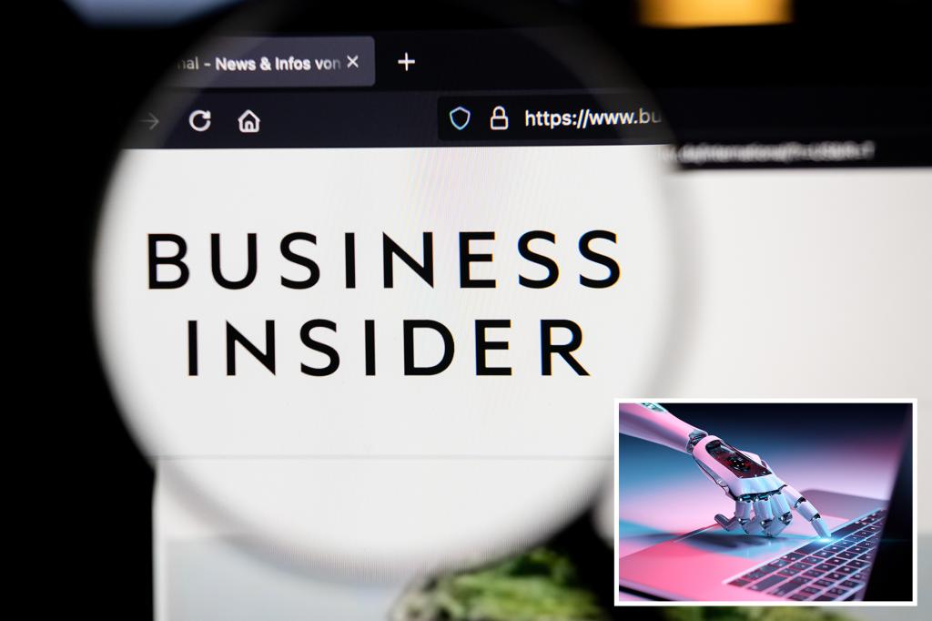Business Insider to start publishing stories by AI 'author'