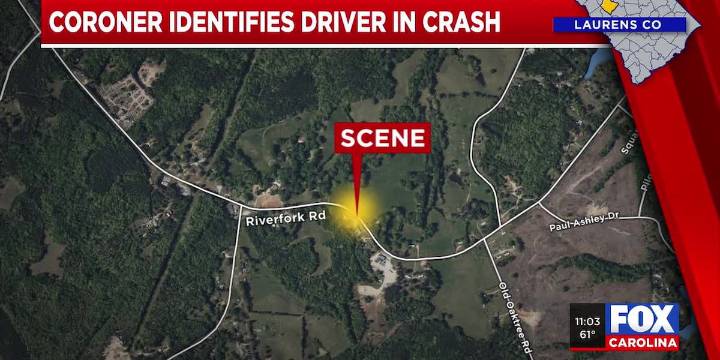 Coroner identifies man who passed away following crash in Laurens County