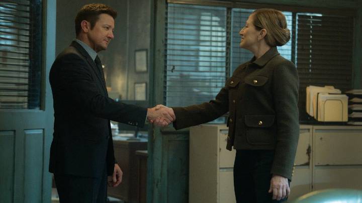 Jeremy Renner And Edie Falco Told Me How Their Characters’ First Meeting In Mayor Of Kingstown Season 4 ‘Sets The Tone For The Entire Season’
