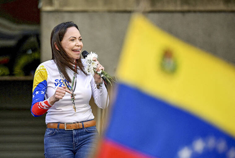 María Corina Machado, Venezuela opposition leader, is awarded Nobel Peace Prize
