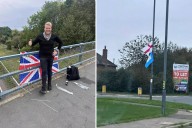 British dad, Shaun Remmer, fired from teaching job for hanging 150 national flags around his hometown