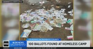 Dozens of California special election ballots found at Sacramento County homeless camp