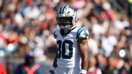 Chuba Hubbard, Taylor Moten out of Panthers practice Wednesday