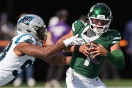 New York Jets bench QB Justin Fields for Tyrod Taylor in 2nd half of loss to Carolina Panthers