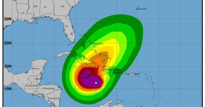 Huracán Melissa sube a categoría 2 y amenaza con lluvias catastróficas en el Caribe