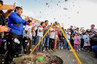 Municipalidad inició construcción de moderno Complejo Deportivo en las A.H “Las Begonias”