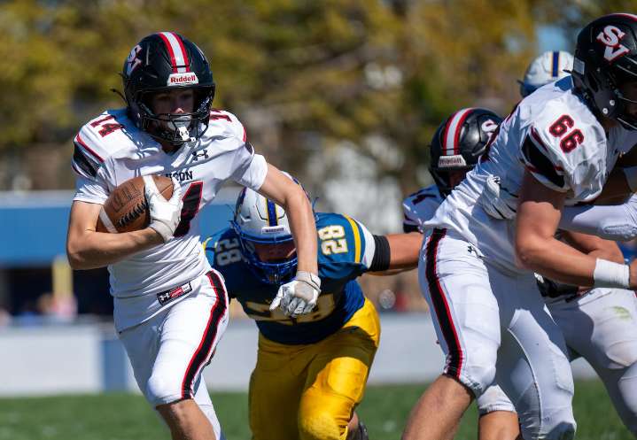 Saucon Valley football freshman Cahill and rest of young Panthers roll past Salisbury