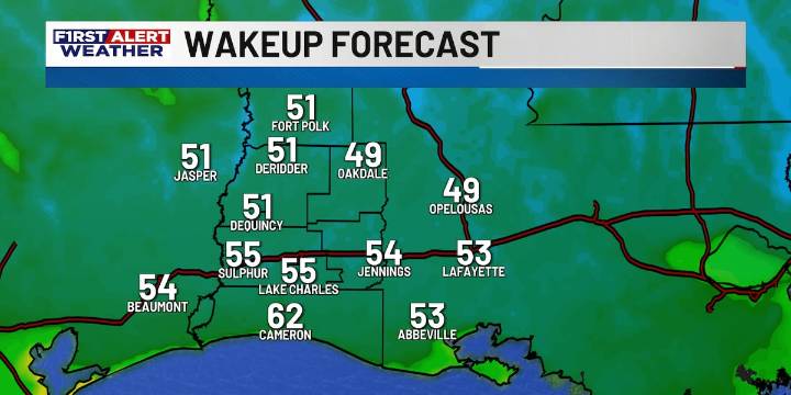 FIRST ALERT FORECAST: A cool start Monday, another front arrives soon