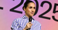 Prince Harry and Meghan Markle take to the stage for powerful chat after receiving award