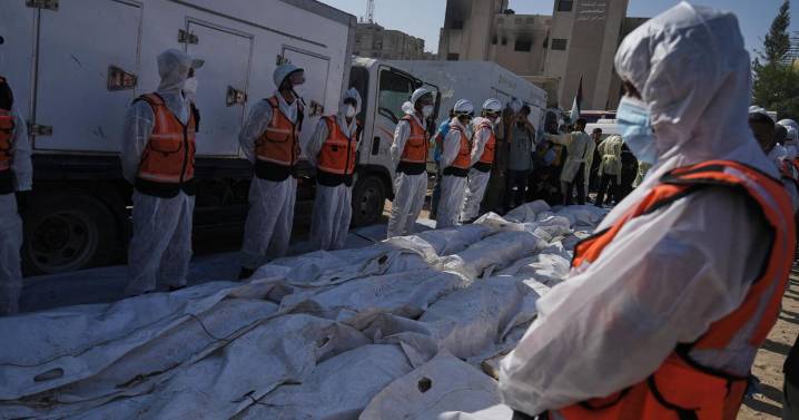 As Israel returns bodies, Palestinians face a grisly search through corpses for lost loved ones