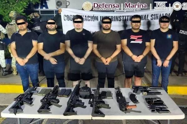 Caen 6 'Chapitos' y se prende Culiacán