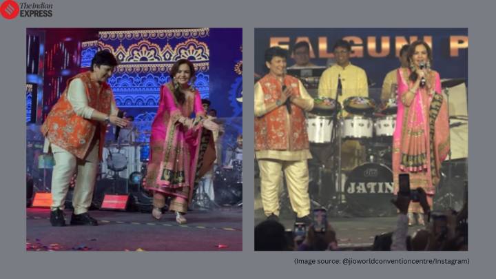 ‘I used to dance all 9 nights of Navratri’: Nita Ambani joins Falguni Pathak for dandiya performance; video goes viral
