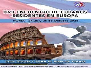 Comienza en Italia el XVII Encuentro de Cubanos Residentes en Europa