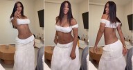 Ni un mes de operada y ya dejó a muchos temblando: El sensual baile de Samantha Hernández a ritmo de conga