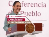 La 'Mañanera' de Sheinbaum: Temas de la conferencia del 3 de octubre de 2025
