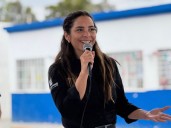 Regidora Margarita Hernández Fiscal respalda trabajo conjunto entre Enrique Galindo y Ricardo Gallardo en apoyo a la Huasteca