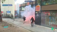 Un reportero de laSexta es agredido durante la manifestación por Palestina en Barcelona: "Nos acaba de impactar una piedra"