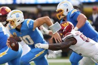 Chargers’ O-line looks patchwork with tackles Joe Alt, Trey Pipkins III out – San Diego Union