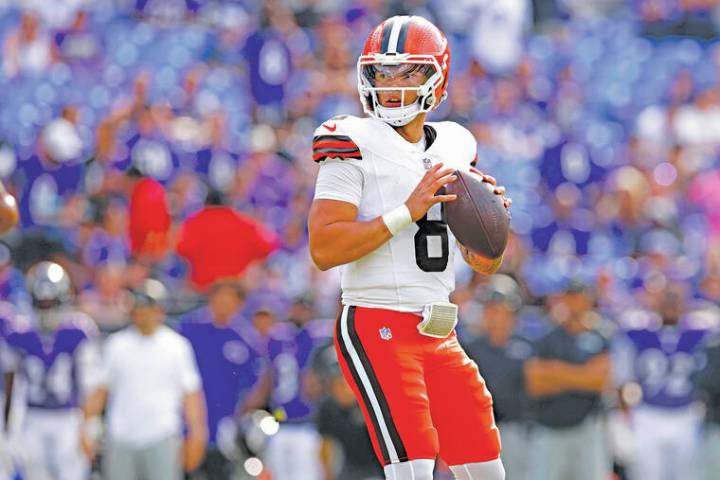 Dillon Gabriel steps in as Browns’ starting QB drenched in confidence