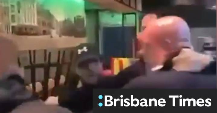 Darts champion caught in kebab shop brawl